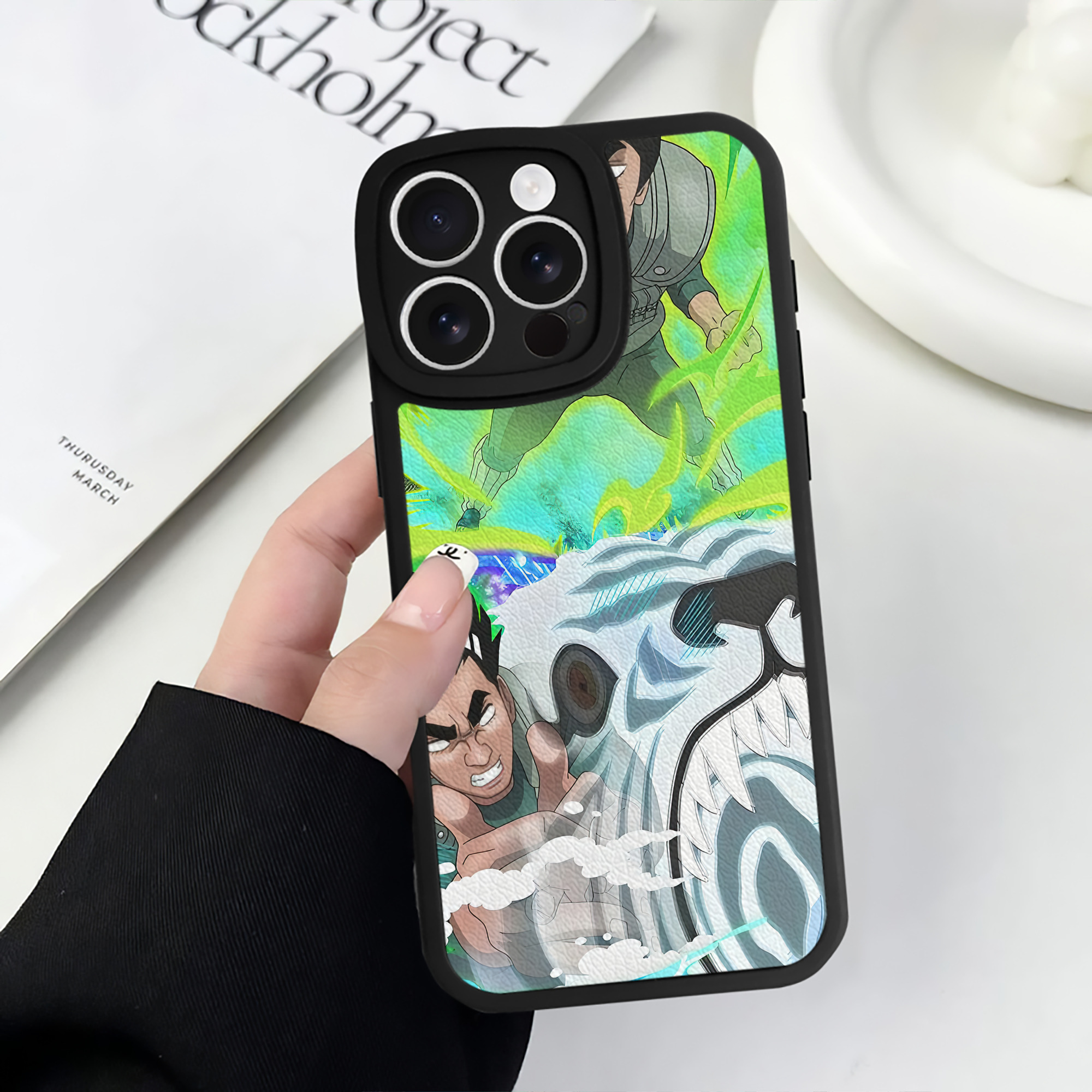 （画像用） NARUTO -ナルト- NARUTO -ナルト- 疾風伝 【iPhone 16シリーズ対応】シリコンスマホケース（レザー調） 材質：シリコン